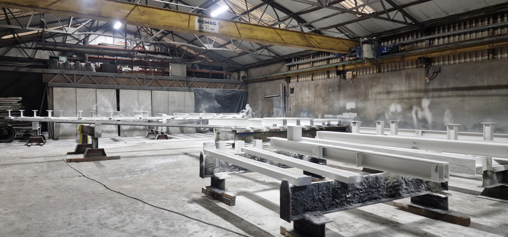 Off-Site Intumescent Coating